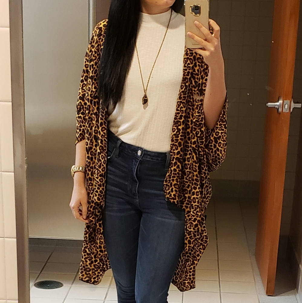 Altar'd State Leopard print kimono